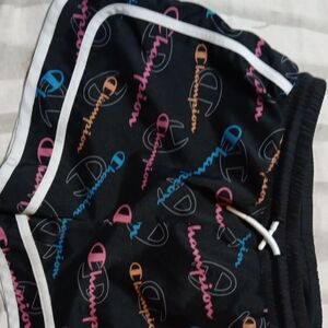 Champion Kids' Multicolor Logo Print Shorts